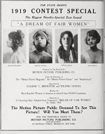 A Dream of Fair Women (1920) afişi