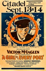 A Girl in Every Port (1928) afişi