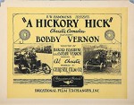 A Hickory Hick (1922) afişi