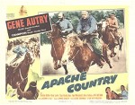 Apache Country (1952) afişi