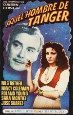 Aquel hombre de Tánger (1953) afişi