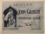 Arabian Love (1922) afişi