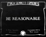 Be Reasonable (1921) afişi