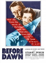 Before Dawn (1933) afişi