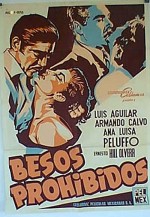 Besos Prohibidos (1956) afişi