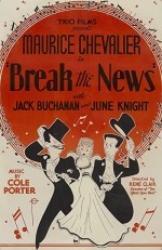 Break The News (1938) afişi