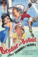 Brudar Och Bollar (1954) afişi