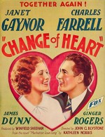 Change Of Heart (1934) afişi