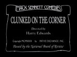 Clunked On The Corner (1929) afişi