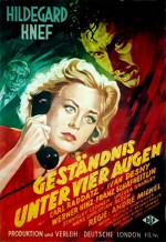 Confession Under Four Eyes (1954) afişi