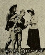 'cross The Mexican Line (1914) afişi
