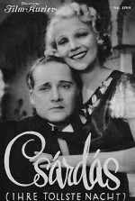 Csardas (1935) afişi