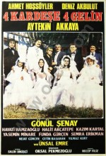 Dört Kardeşe Dört Gelin (1981) afişi