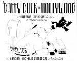 Daffy Duck in Hollywood (1938) afişi
