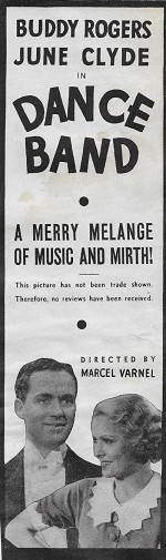 Dance Band (1935) afişi
