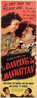 Dancing In Manhattan (1944) afişi