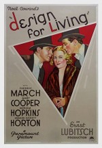Design For Living (1933) afişi