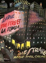 Die Straße (1923) afişi