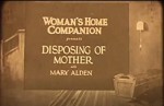 Disposing Of Mother (1922) afişi