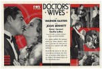 Doctors' Wives (1931) afişi