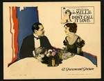 Don't Call ıt Love (1923) afişi