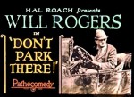 Don't Park There (1924) afişi