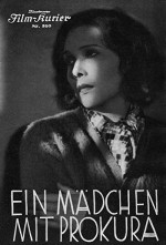 Ein Mädchen Mit Prokura (1934) afişi