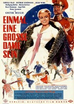 Einmal Eine Grosse Dame Sein (1957) afişi