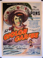 El Ciclón Del Caribe (1950) afişi