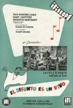 El Difunto Es Un Vivo (1956) afişi