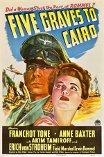 Five Graves To Cairo (1943) afişi