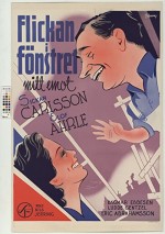 Flickan I Fönstret Mitt Emot (1942) afişi