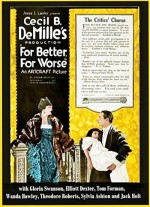 For Better, for Worse (1919) afişi