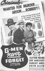G-men Never Forget (1948) afişi