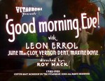 Good Morning, Eve! (1934) afişi