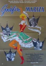 Gräfin Mariza (1958) afişi