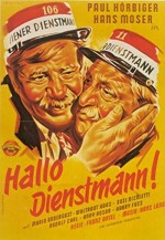 Hallo Dienstmann (1952) afişi