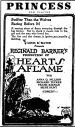 Hearts Aflame (1922) afişi