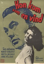 Hon Kom Som En Vind (1952) afişi