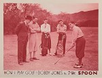 How ı Play Golf, By Bobby Jones No. 7: 'the Spoon' (1931) afişi