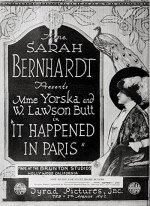 It Happened In Paris (1919) afişi