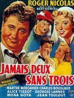 Jamais Deux Sans Trois (1951) afişi