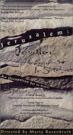 Jerusalem: An Occupation Set In Stone? (1994) afişi