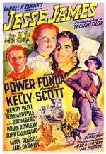 Jesse James (1939) afişi