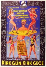 Kırk Gün Kırk Gece (1953) afişi
