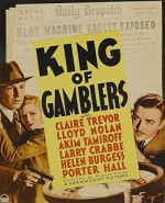 King Of Gamblers (1937) afişi