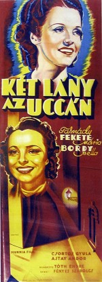 Két Lány Az Utcán (1939) afişi