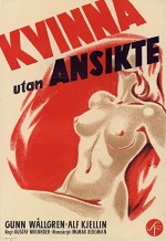 Kvinna Utan Ansikte (1947) afişi