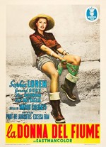 La donna del fiume (1954) afişi