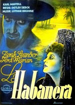 La Habanera (1937) afişi